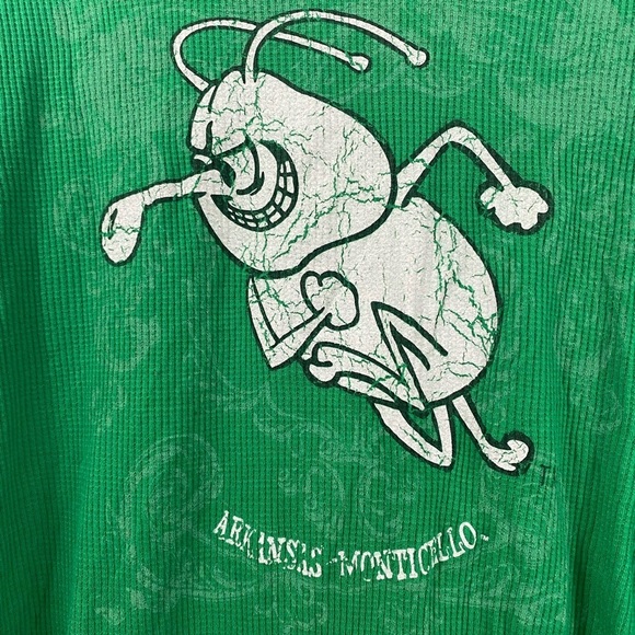 University of Arkansas Monticello Boll Weevils Mill-Tex Thermal Tee Size Small - Picture 4 of 5